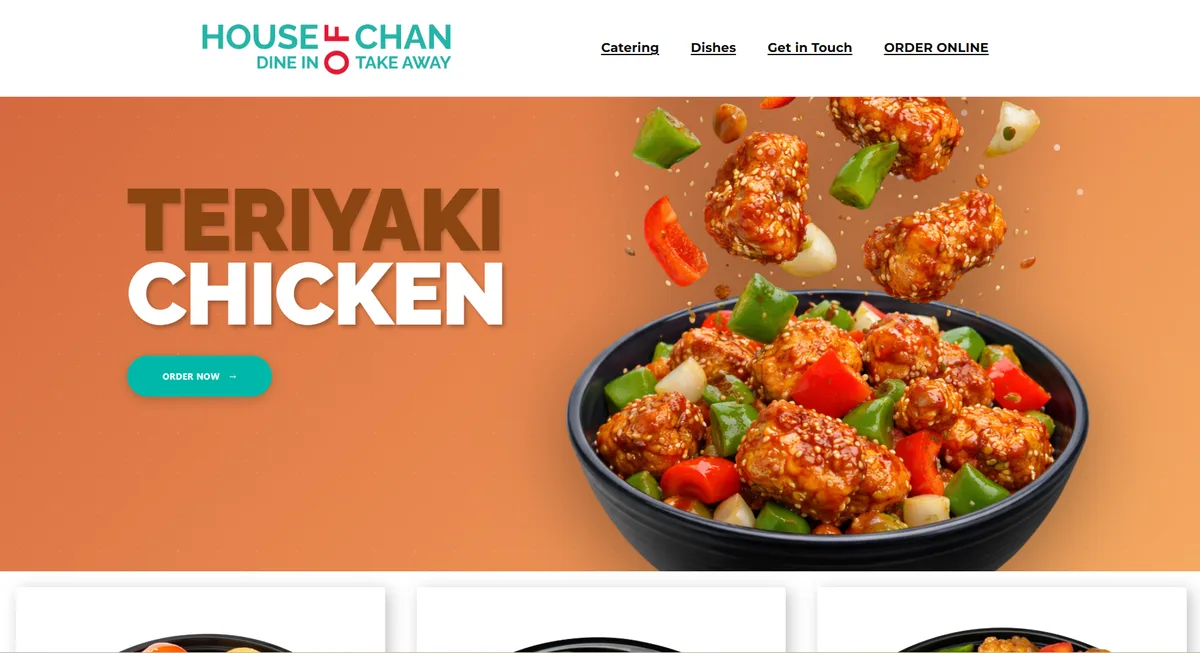 House of Chan website screenshot